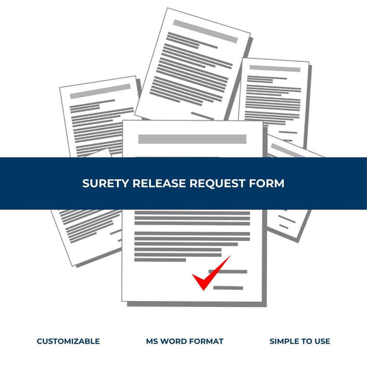 Surety Release Request Form