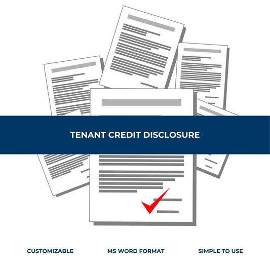 Tenant Credit Disclosure